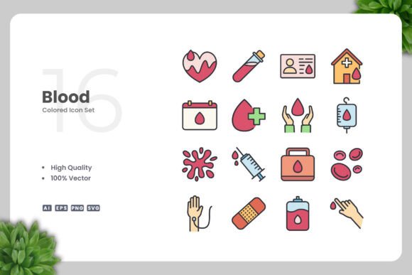 Blood Color Icons: A Versatile Design Tool for Modern Creators