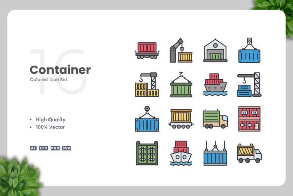 Container Color Icons: A Versatile Design Solution