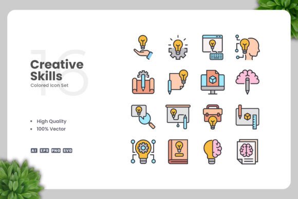 Creative Skills Color Icons