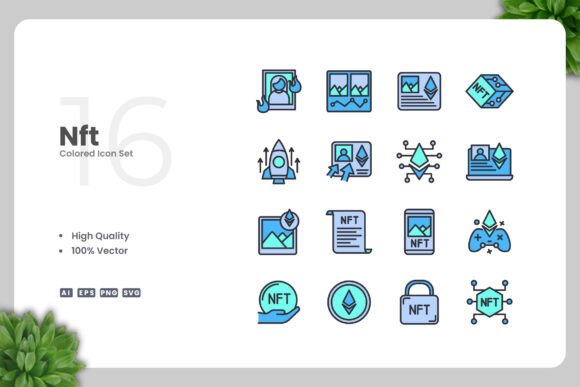 Nft Color Icons: Simple, Clean Design for Every Project