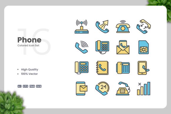 Phone Color Icons: A Modern Design Solution for Every Project